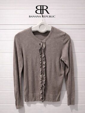 Banana Republic Ruffle Trim Cardigan - Size S